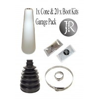 Image for 25 x universal stretch boot kit and 1x fitting cone